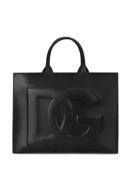 Большая сумка-тоут DG Daily DOLCE & GABBANA, черный