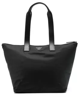 Большая сумка-тоут Emporio Armani ASV, черный