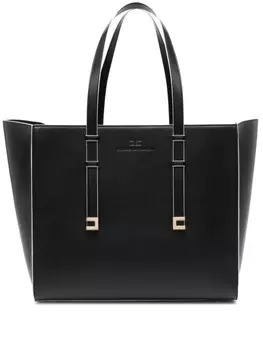 Большая сумка-тоут Essential Elisabetta Franchi, черный