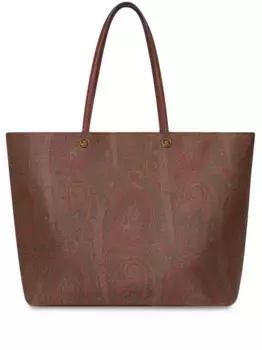 Большая сумка-тоут Etro Essential, коричневый