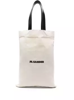 Большая сумка-тоут Flat Shopper JIL SANDER, нейтральный