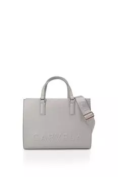 Большая сумка-тоут Frame Midi Carvela, серый