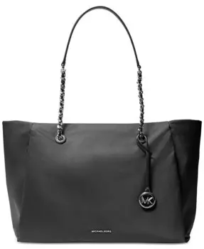 Большая сумка-тоут Georgia с застежкой-молнией сверху Michael Kors, черный