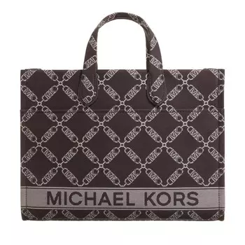 Большая сумка тоут gigi choc multi Michael Michael Kors, коричневый