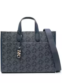 Большая сумка-тоут Gigi Empire Michael Michael Kors, синий