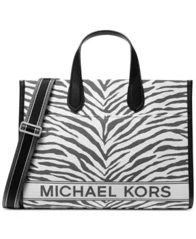 Большая сумка-тоут Gigi Michael Kors, серебряный