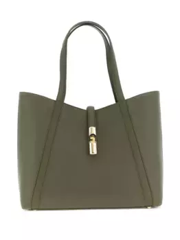Большая сумка-тоут Goccia L Furla, зеленый