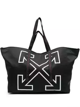 Большая сумка-тоут Heritage Day Off Off-White, черный