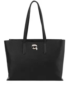 Большая сумка-тоут Ikonik Karl Karl Lagerfeld, черный