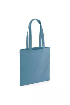 Большая сумка-тоут из органического натурального окрашенного материала Westford Mill, синий