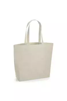 Большая сумка-тоут из органического натурального окрашенного материала Westford Mill, коричневый