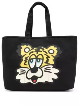Большая сумка-тоут Kenzo Utility из коллаборации с Verdy, черный