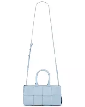 Большая сумка-тоут Micro Arco Bottega Veneta, цвет Ice & Gold