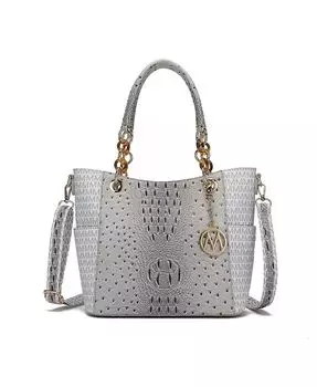 Большая сумка-тоут Miriam Signature от Mia K Mkf Collection, белый