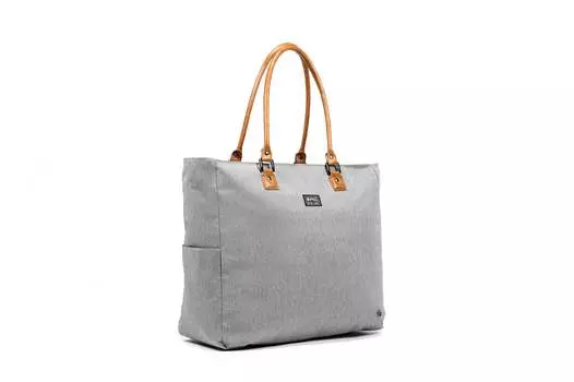 Большая сумка-тоут PKG в георгианском стиле объемом 33 л., цвет Grey/Tan