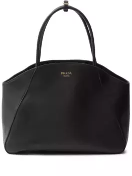 Большая сумка-тоут Prada, черный