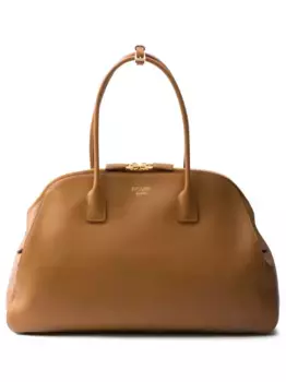 Большая сумка-тоут Prada, коричневый