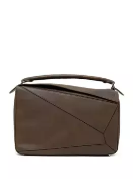 Большая сумка-тоут Puzzle LOEWE, коричневый