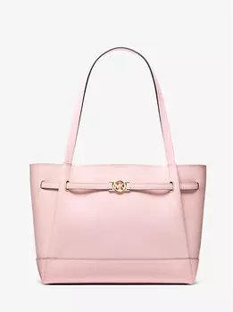 Большая сумка-тоут Reed из шагреневой кожи Michael Kors, красный