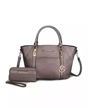 Большая сумка-тоут с кошельком Darielle от Mia K Mkf Collection, коричневый