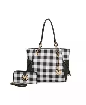 Большая сумка-тоут с кошельком Yale от Mia K Mkf Collection, зеленый
