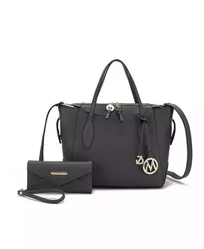 Большая сумка-тоут с кошельком Bruna от Mia K Mkf Collection, зеленый