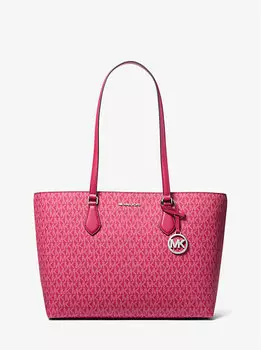 Большая сумка-тоут с логотипом Sheila Michael Kors, красный