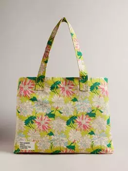 Большая сумка-тоут с открытым верхом Ted Baker Kathyy, желтый/мульти