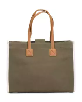 Большая сумка-тоут Saly из парусины Vince Camuto, цвет Forest