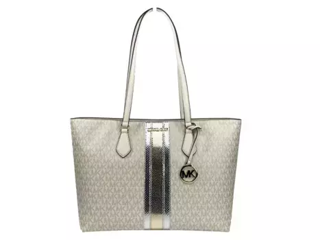Большая сумка-тоут Sheila, бледно-золотая Michael Kors