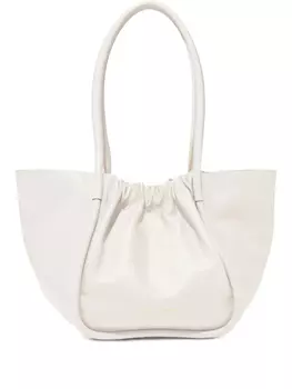Большая сумка-тоут со сборками Proenza Schouler, белый