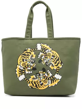 Большая сумка-тоут Verdy Market Kenzo, зеленый