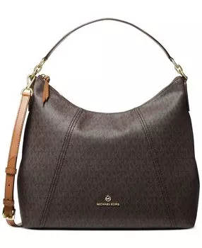 Большая сумка-трансформер на плечо с логотипом Sienna Michael Kors