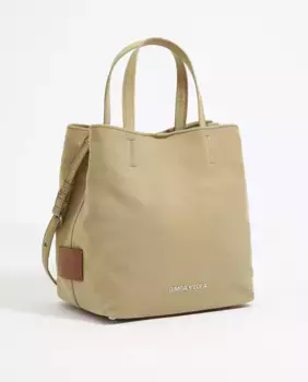 Большая сумка в стиле чихуахуа, трансформируемая в сумку через плечо Bimba y Lola, цвет Natural