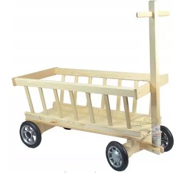 Большая тележка, тележка-лестница с ручкой, Польское Дерево, САД, тачка LEOPARD