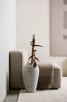 Большая терракотовая ваза H&M, бежевый