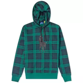 Большая толстовка в клетку Polo Ralph Lauren из полипропилена в клетку тартан