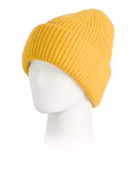 Большая вязаная шапка Hat Attack, желтый