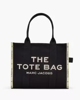 Большая жаккардовая сумка-тоут Marc Jacobs, черный