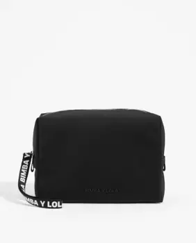 Большая женская косметичка из черного нейлона Bimba y Lola