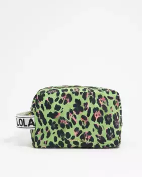 Большая женская косметичка из нейлона с принтом Bimba y Lola, зеленый