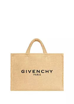 Большая женская пляжная сумка g-tote с натуральным логотипом Givenchy