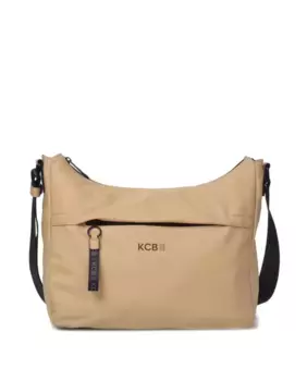 Большая женская сумка через плечо на молнии Kcb, цвет Camel