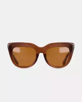 Большие ацетатные очки «кошачий глаз» Latouche, коричневый