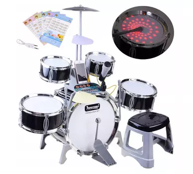 Большие барабаны, 5 барабанов, легкий звук IN0110 JOKOMISIADA