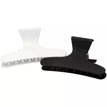 Большие белые/черные пинцеты - упаковка из 12 шт Bifull