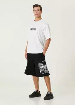 Большие бермуды с черным логотипом dgvib3 Dolce&Gabbana