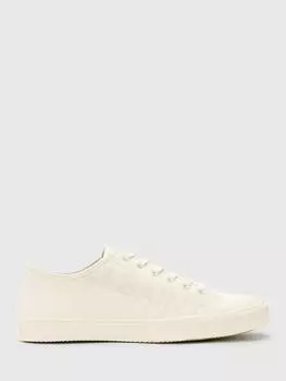 Большие брезентовые кроссовки с низким верхом AllSaints, белый