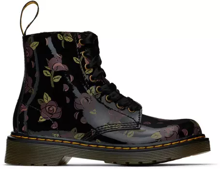 Большие детские черные ботинки Pascal 1460 Dr. Martens