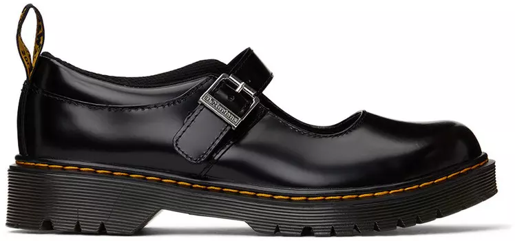 Большие детские черные туфли Bex Mary Jane Dr. Martens